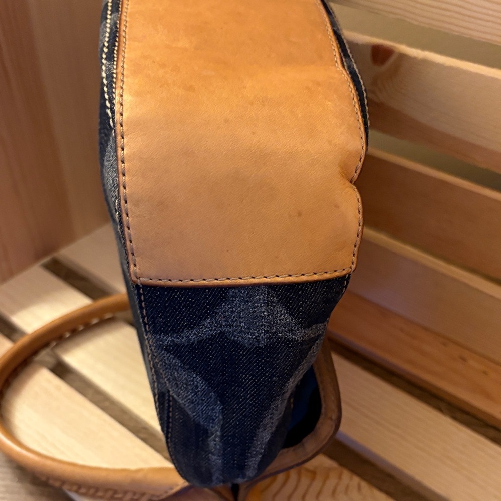 ✨ Coach Denim Willis Turnlock Crossbody | Legacy Lining | Rare - Picture 6 of 7